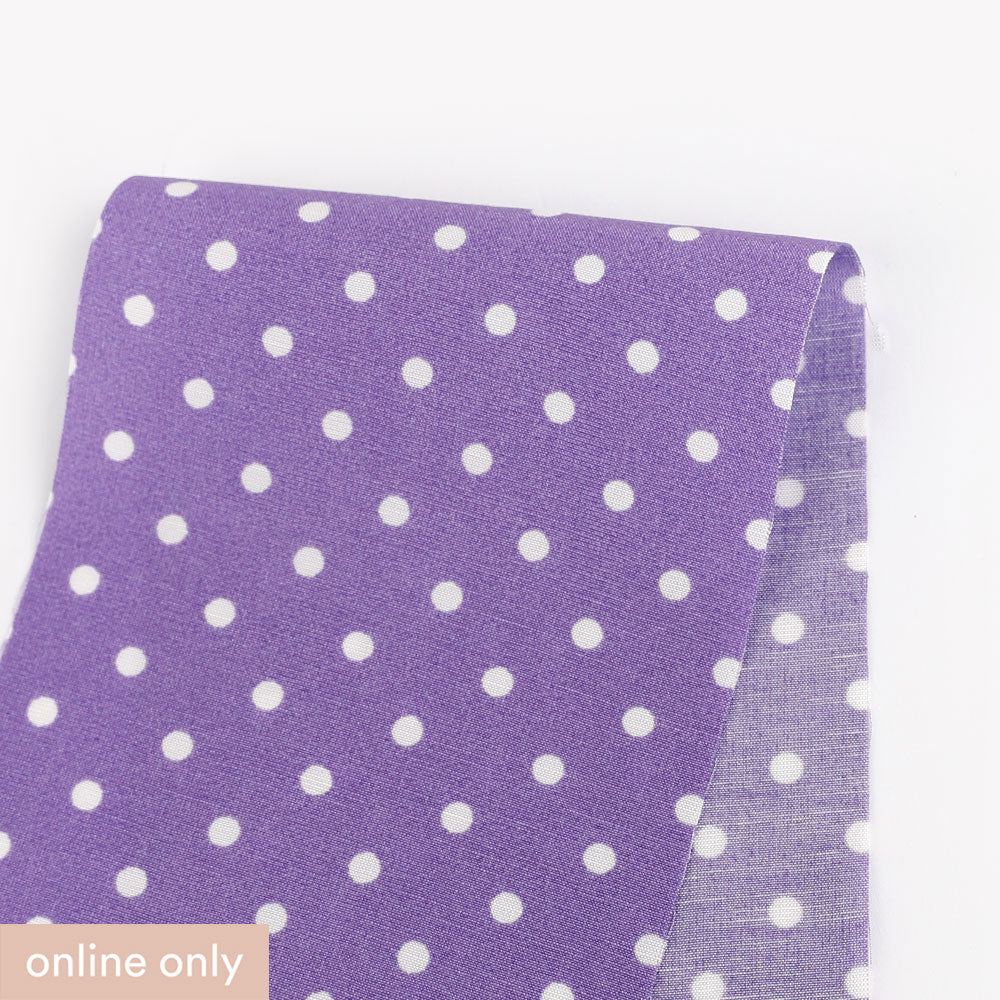 Polka Dot Viscose Blend - Allium