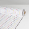 Fine Stripe Linen - Rainbow