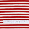 Natural Cotton Stripe Jersey - Red
