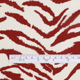 Tiger Viscose Georgette - Maroon