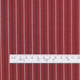 Regency Stripe Cotton / Silk Voile -  Sangria