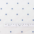 Woven Polka Dot Cotton - White