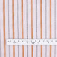 Twill Stripe Cotton - Spinel / Ochre