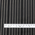 Sheer Metallic Stripe Silk - Black