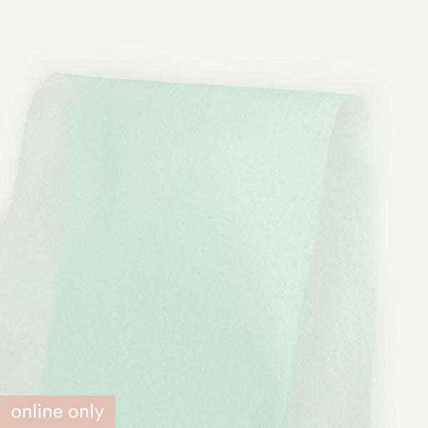 Pebbled Organza - Mint