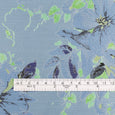 Flax Flower Jacquard - Blue