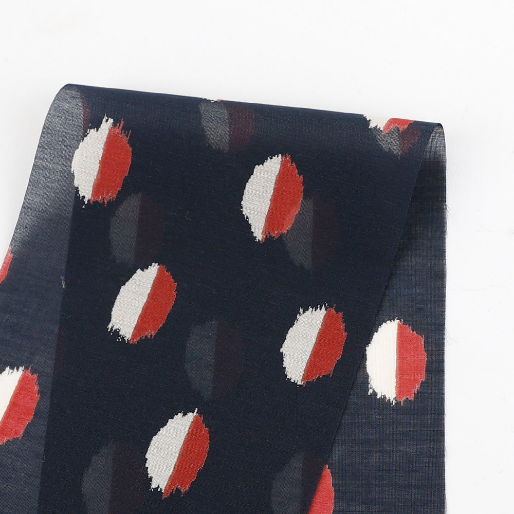 Split Splodge Cotton / Silk - Midnight