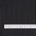 Pinstripe Stretch Viscose - Ink