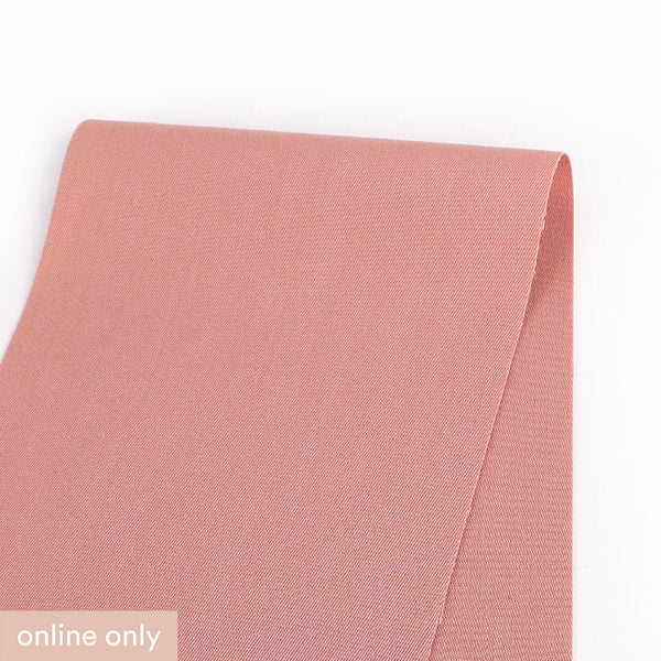 Stretch Viscose / Rayon Twill - Rose Gum