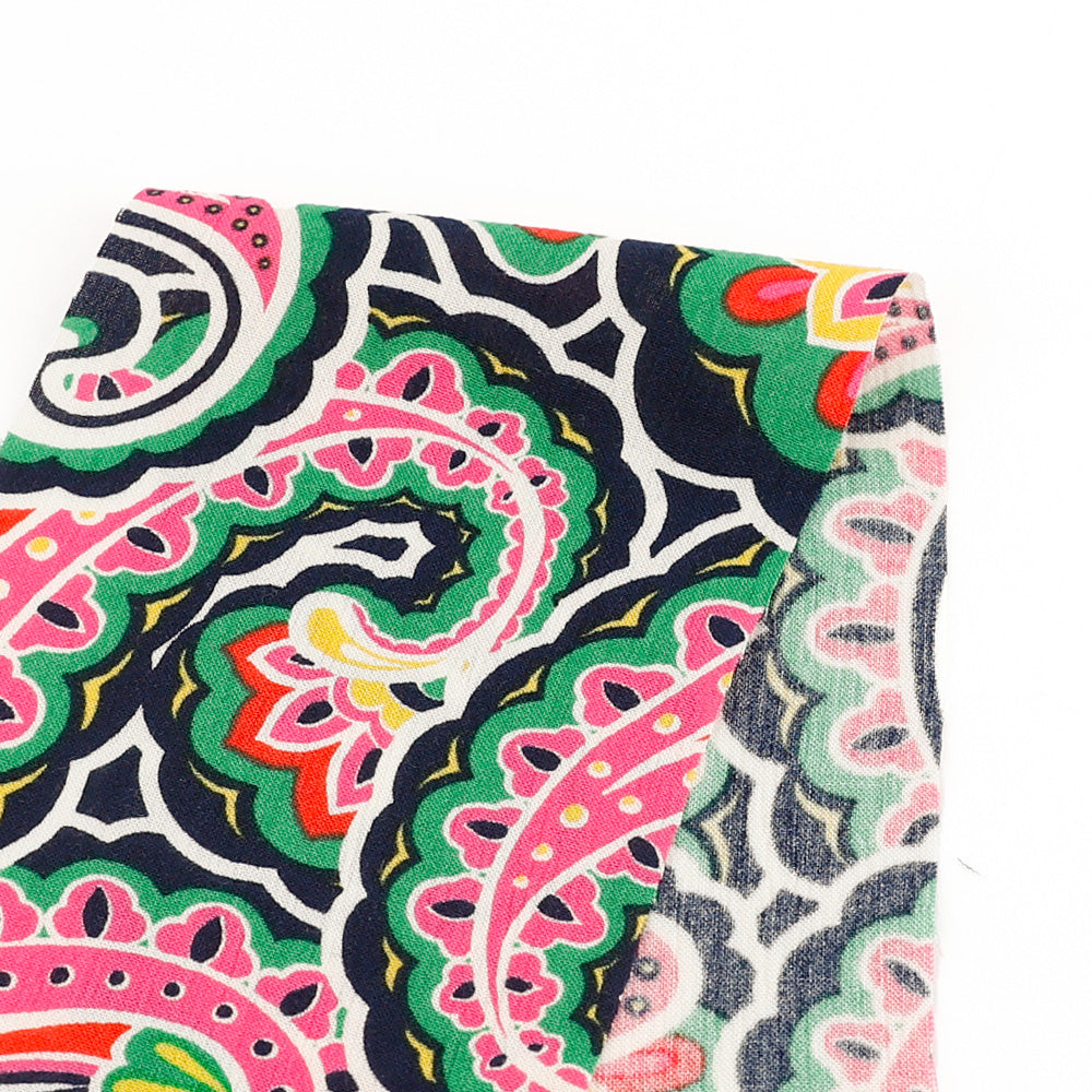 Funky Paisley Viscose Muslin - Pink Mix