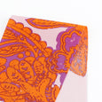 Block Print Paisley Viscose Crepe - Aster