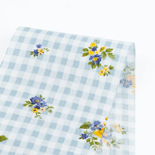 Picnic Posy Linen - Blue Mix