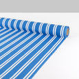 Track Stripe Cotton / Silk Voile - True Blue