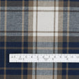 Plaid Cotton Twill - Dovetail / Navy