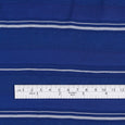 Twill Weft Stripe Viscose / Poly - Sapphire