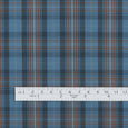 Vintage Plaid Cotton Shirting - Woad Blue