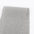 Yarn Dyed Stripe Poly Shirting - Black