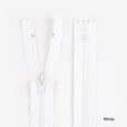 Dress Zips - 18cm - White