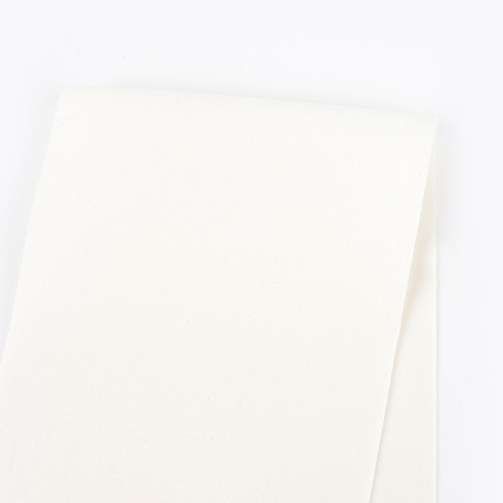 Peached Stretch Cotton / Rayon - Ivory