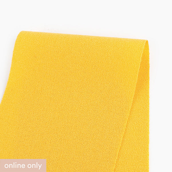 Pure Wool Crepe Suiting - Sunflower