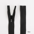 Invisible Zips - 23cm - Black
