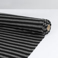 Merino / Tencel Stripe Jersey - Gunmetal / Black
