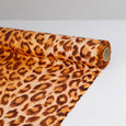 Leopard Print Cotton Twill - Spice
